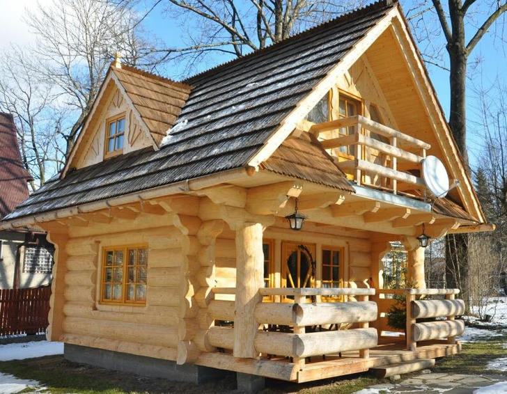 tiny wood house