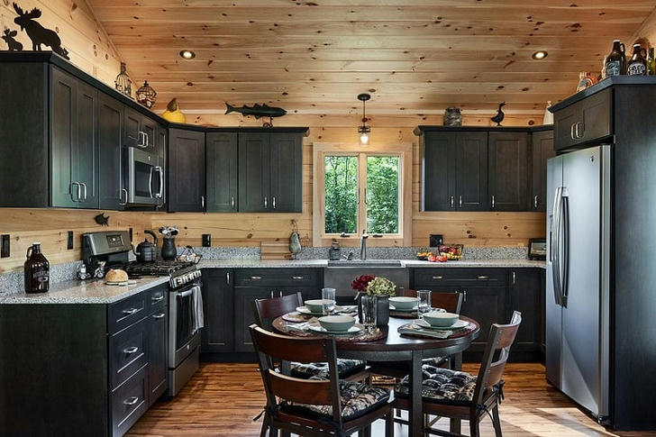 picture of the cabin kitchen